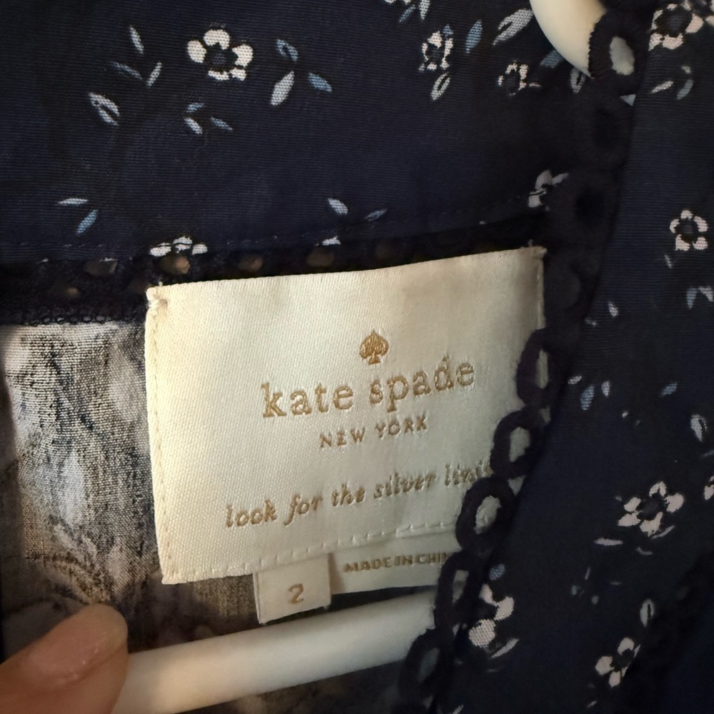 Kate spade prairie rose fit & flare dress size 2 - Picture 6 of 6